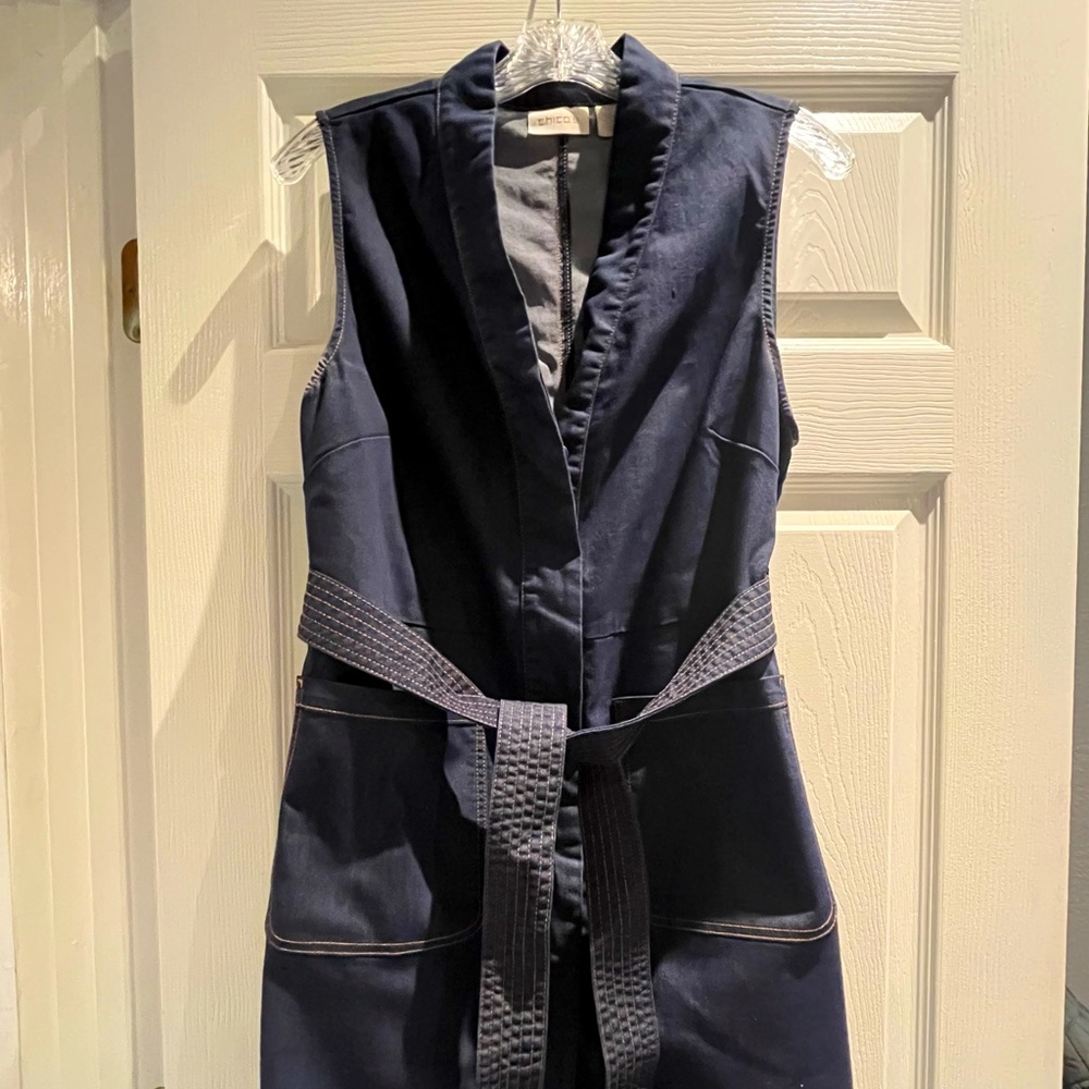 Chico’s-Size 1- Denim sleeveless dress